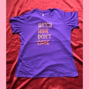 Witch hair don’t care tee shirt